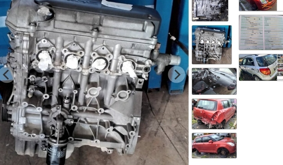 Suzuki SWIFT 1.3 2007 predám MOTOR M13A, DVERE