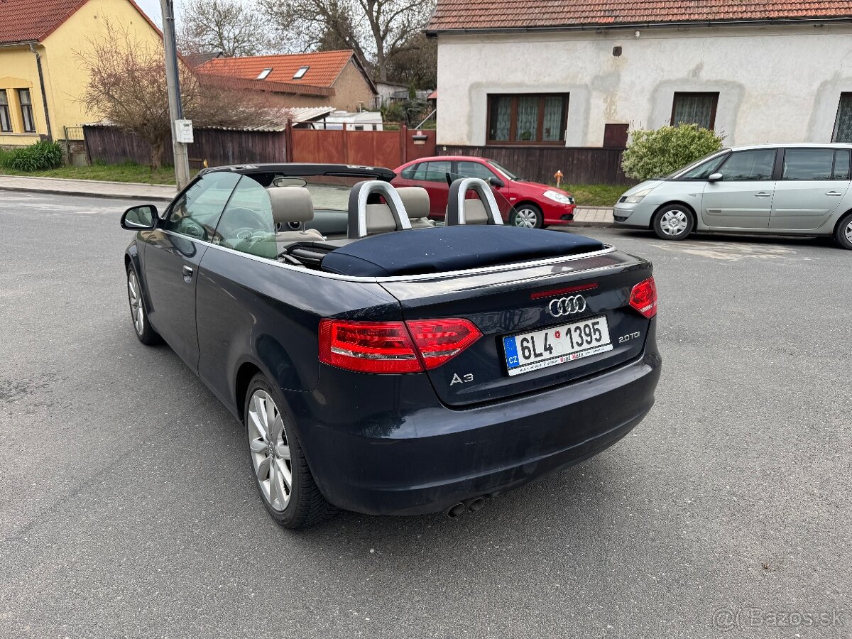 Audi A3 Cabriolet 2.0tdi 103kw Rok výroby: 07/2008 najeto 15
