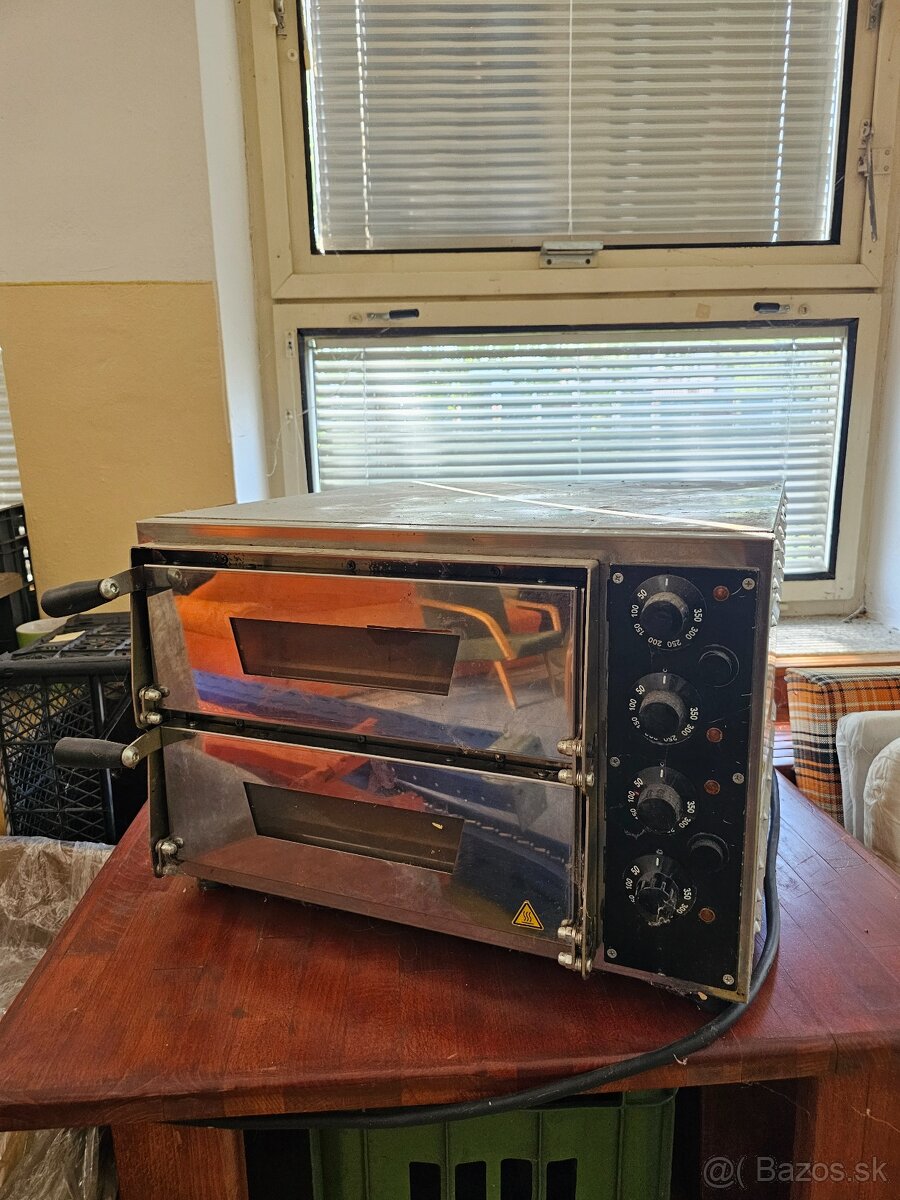 Dvojita elektricka pec na pizzu 30cm