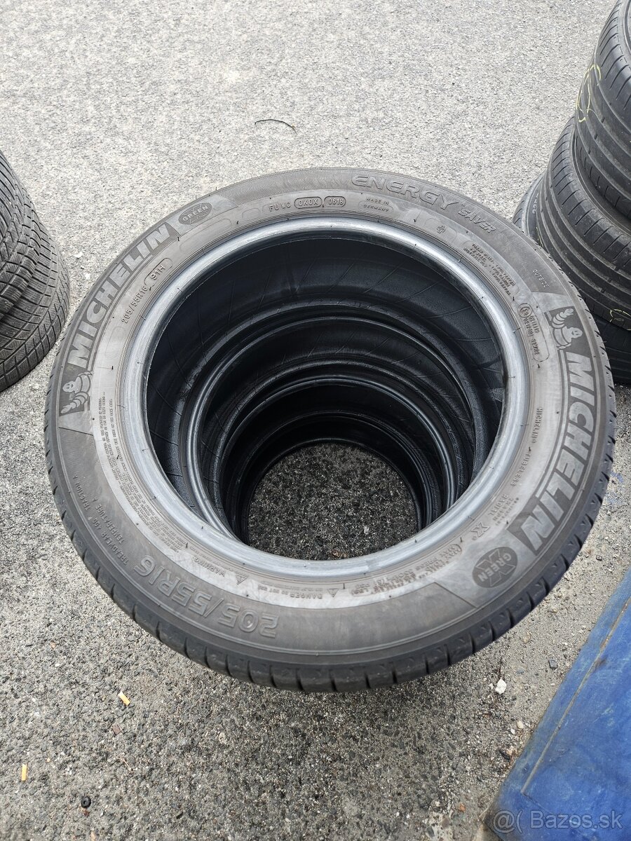 205/55R16 MICHELIN LETNÉ- CELÁ SADA 70eu.