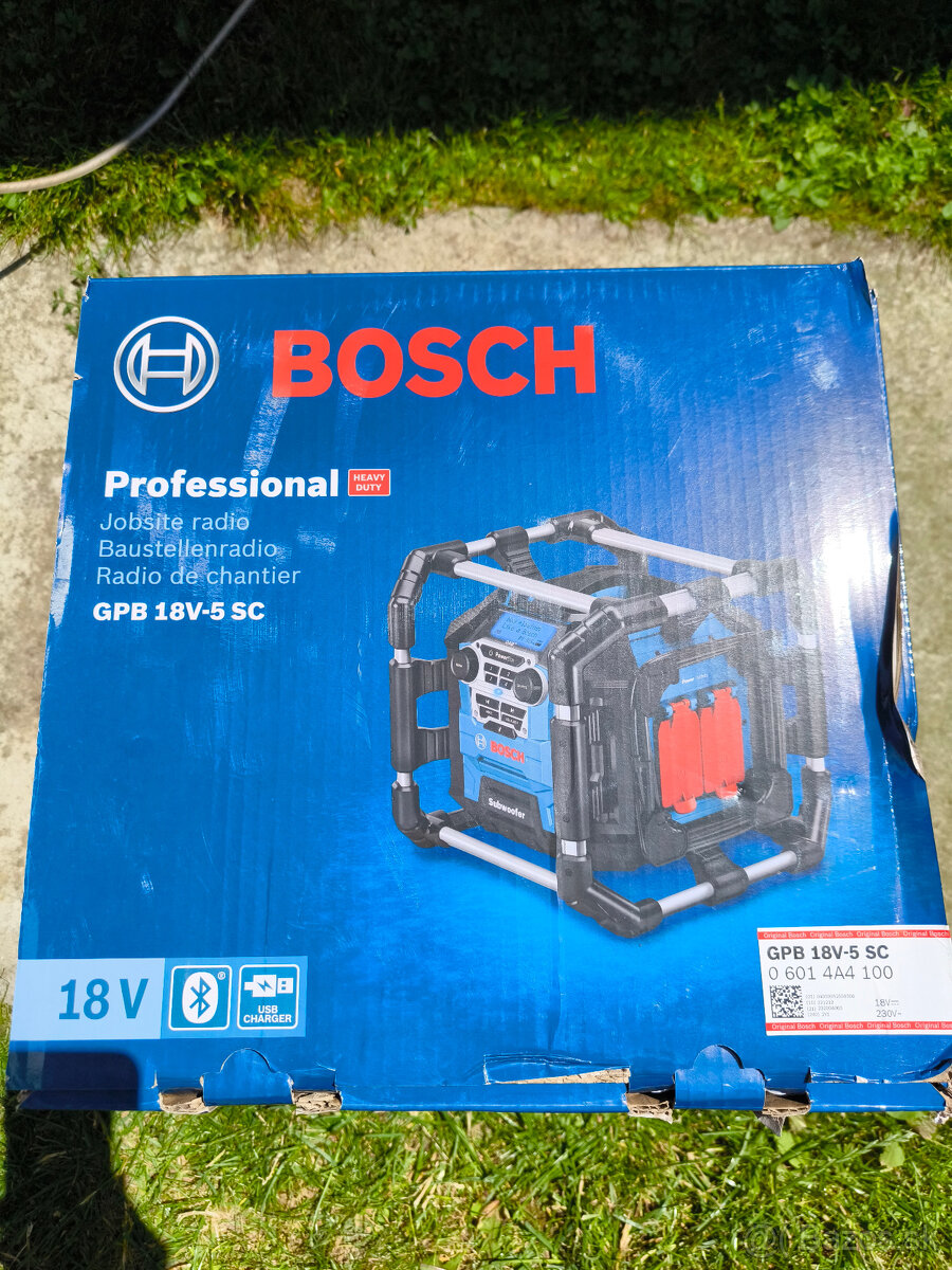 Predám stavebné rádio Bosch 18V
