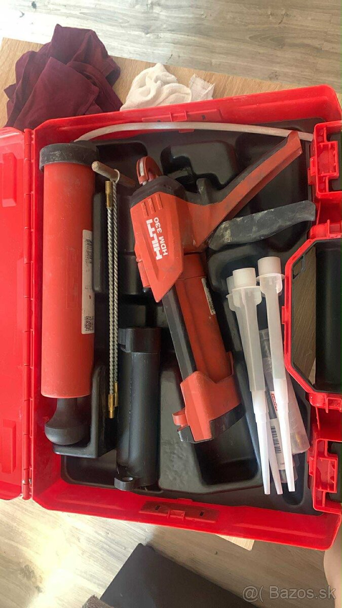 Náradie na chemické kotvenie Hilti