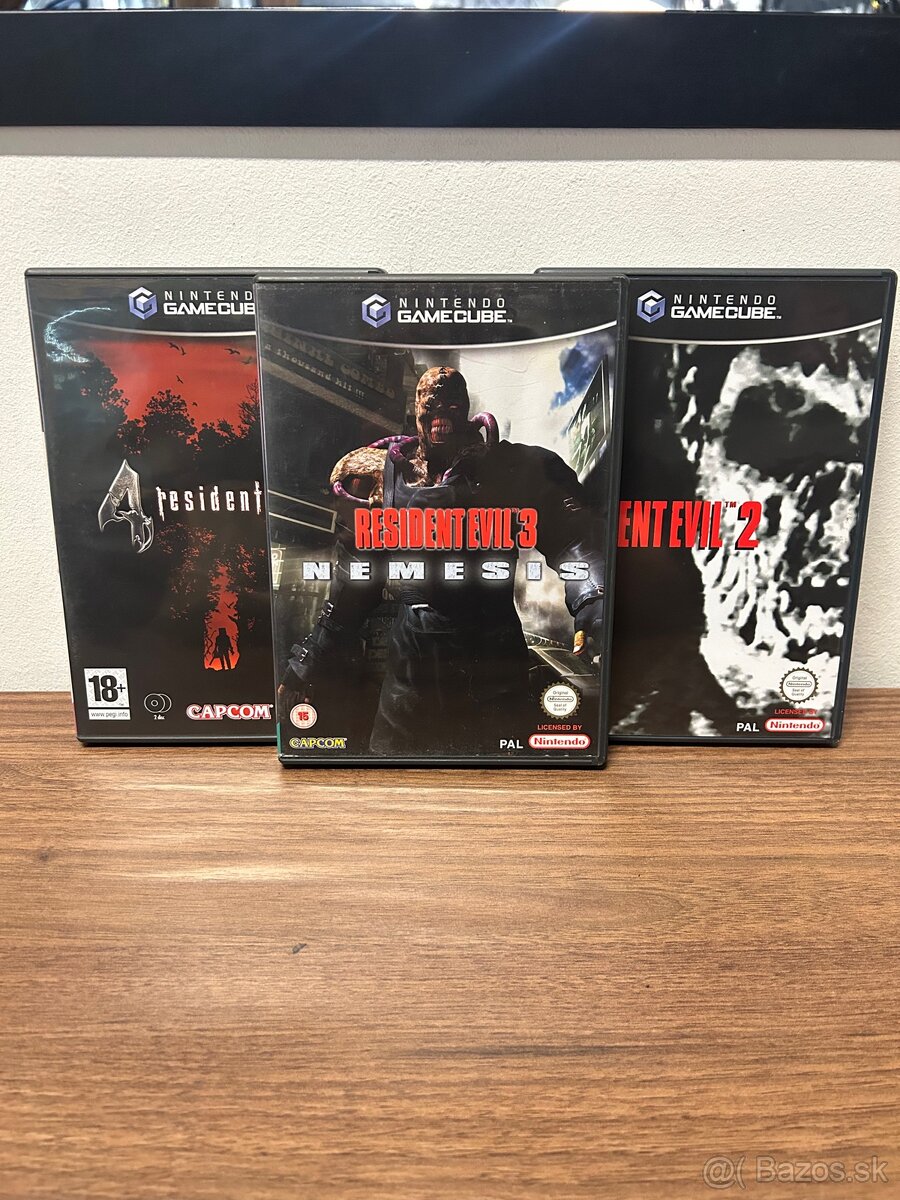 Resident evil 2,3,4 game cube