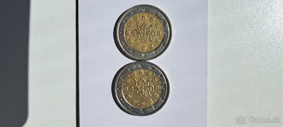 2 euro mince Portugalsko 2002-2003