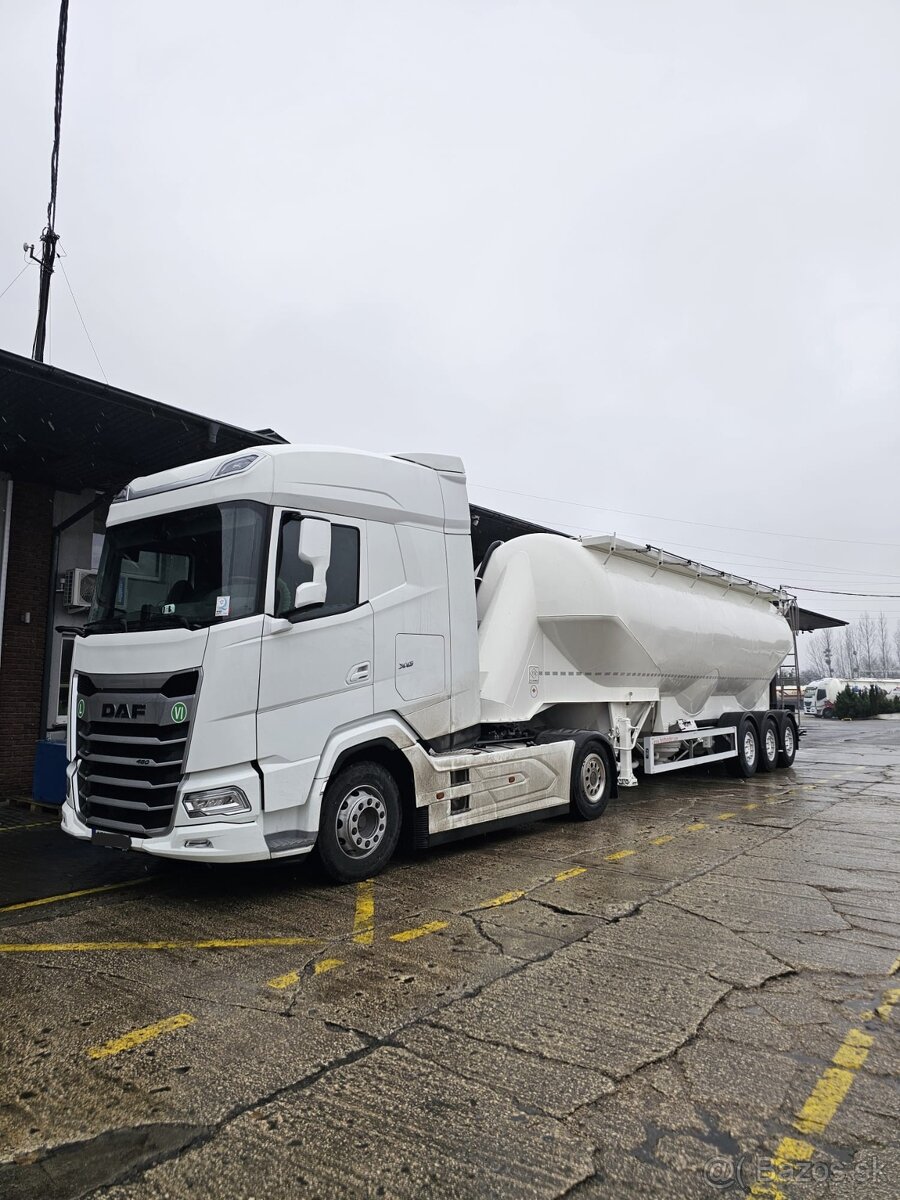 vodič C+E -silocisterna+DAF XG -každý deň doma