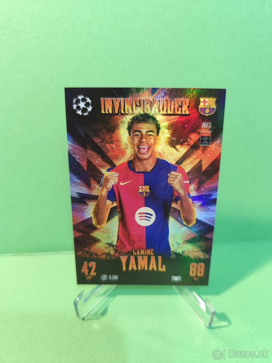 Invinciballer YAMAL 2024/25 Topps Match Attax Extra INV3
