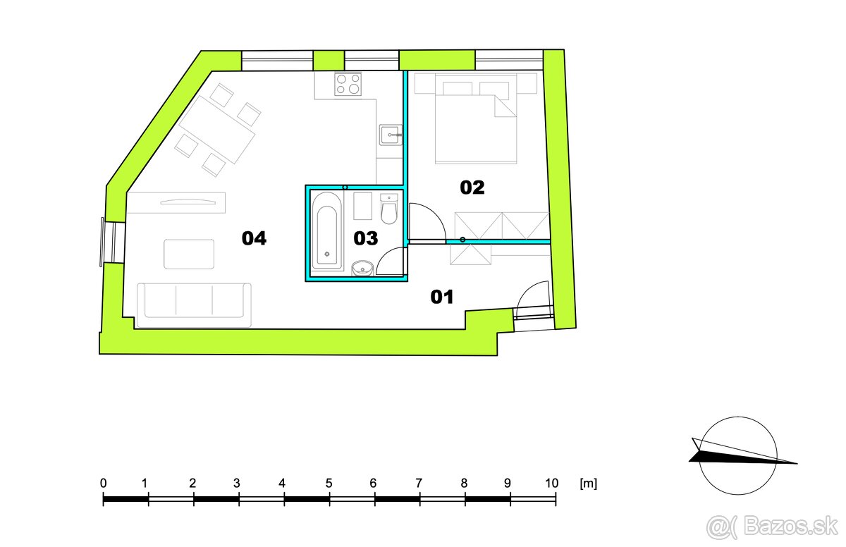 02 - 2-izbový apartmán v srdci Rajeckých Teplíc