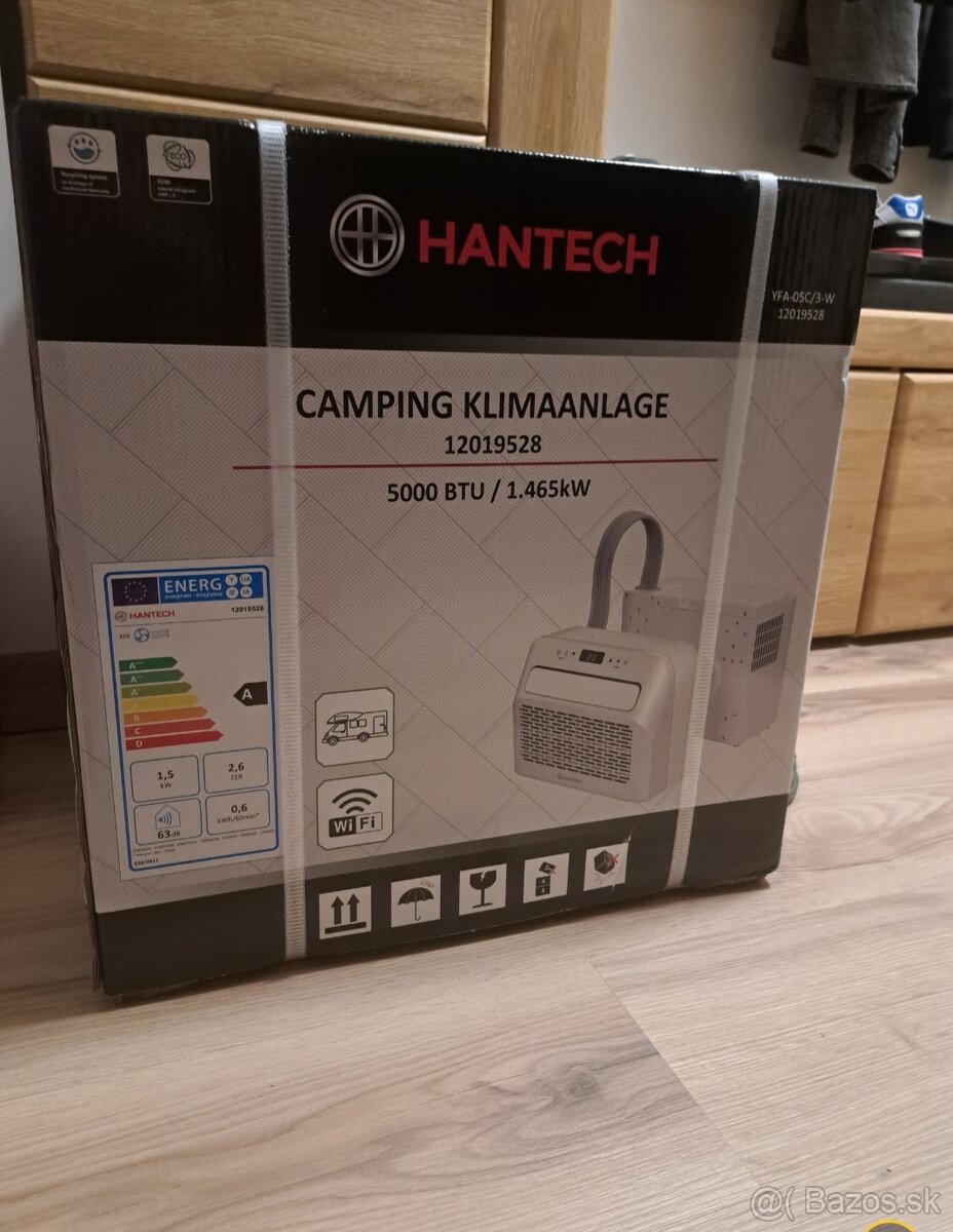 Nástenná klimatizácia HANTECH 5000 BTU split/camping Wi-Fi