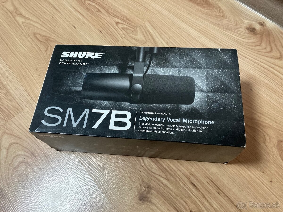 Shure SM7B + predzosilovač Cloud CL-1
