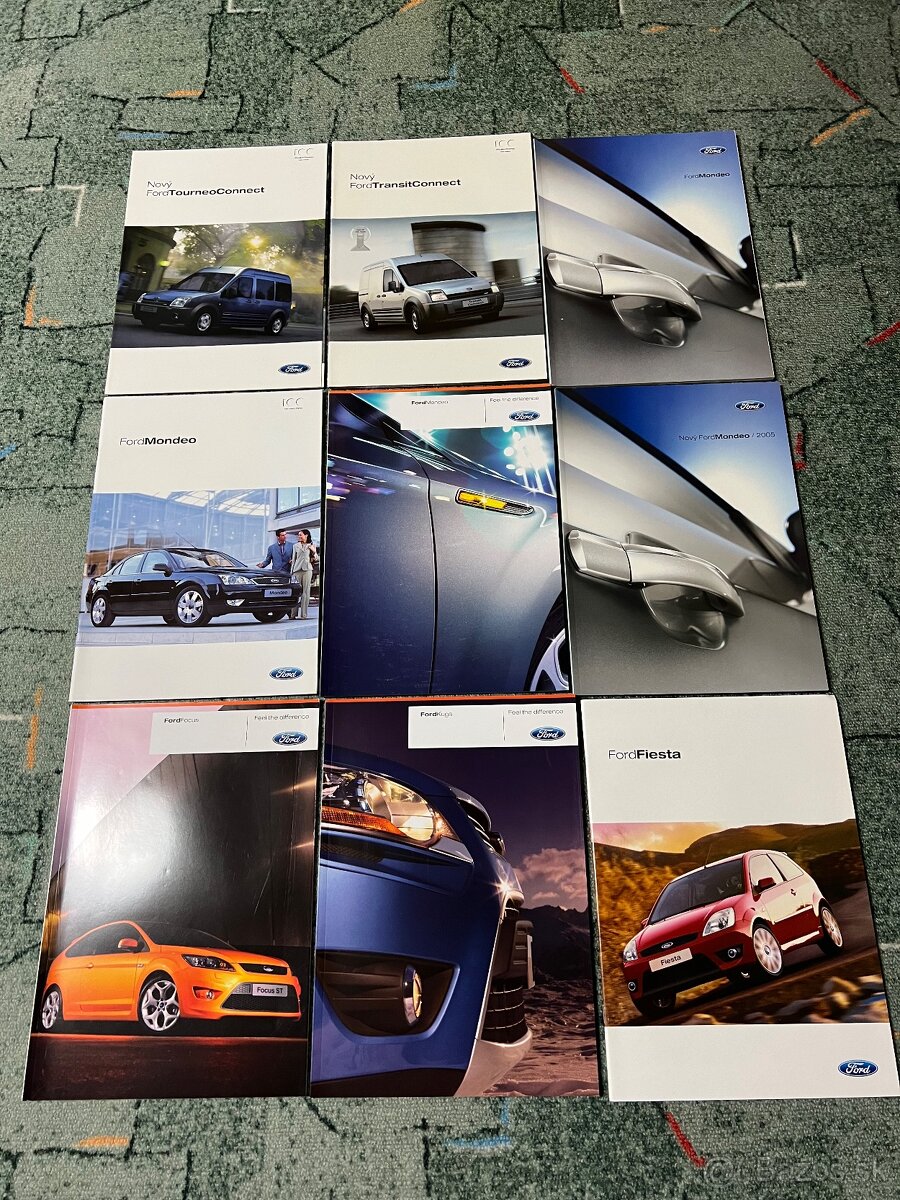 Katalógy , brožúry , prospekty Ford