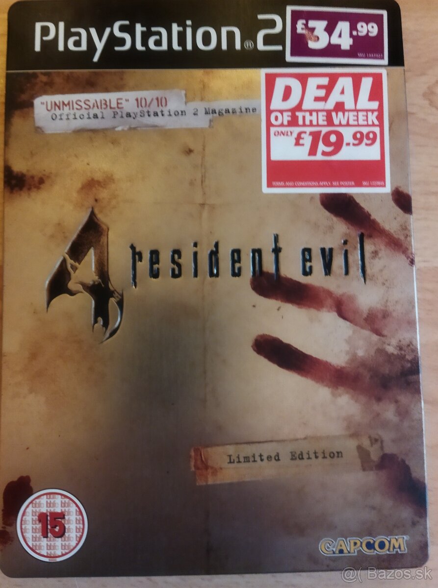 Predám hru Resident Evil 4 Limitovaná edícia