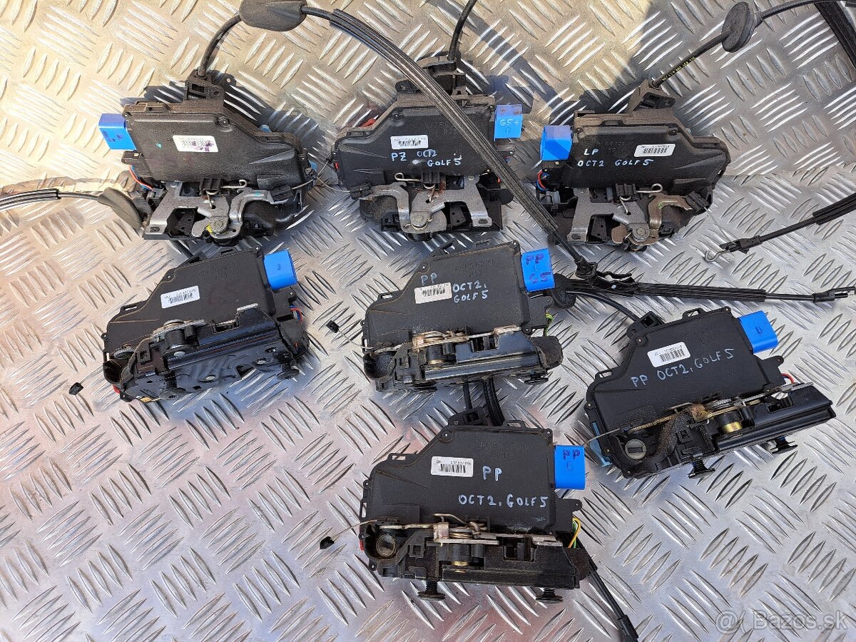 ZÁMKY DVERÍ - OCTAVIA 2, GOLF 5, TOURAN