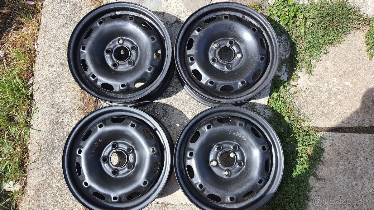 Plechove disky r14 5x100 FABIA