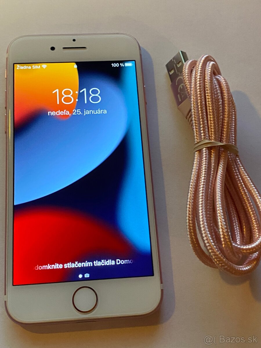 iPhone 7 pink, 32GB, stav nového