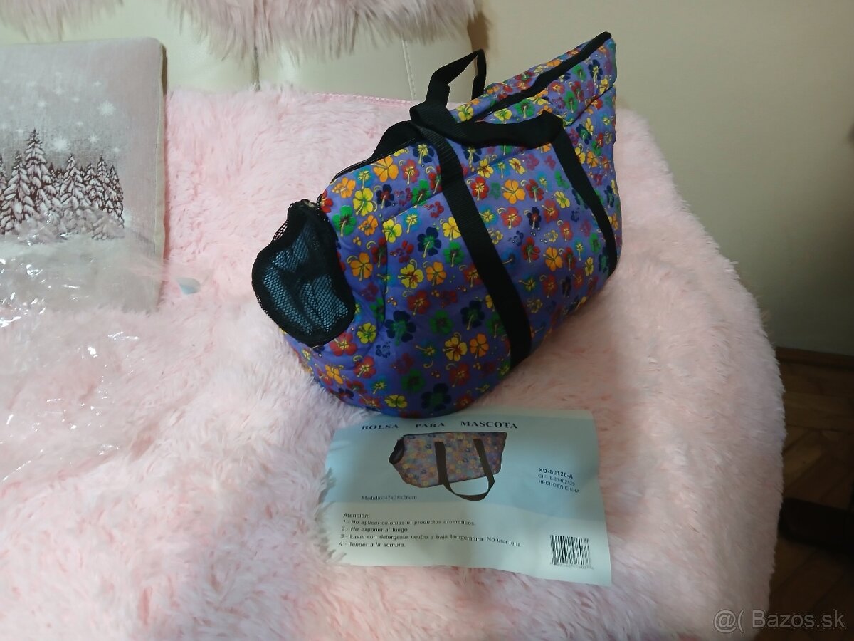 Prenosná taška pre mačičky
