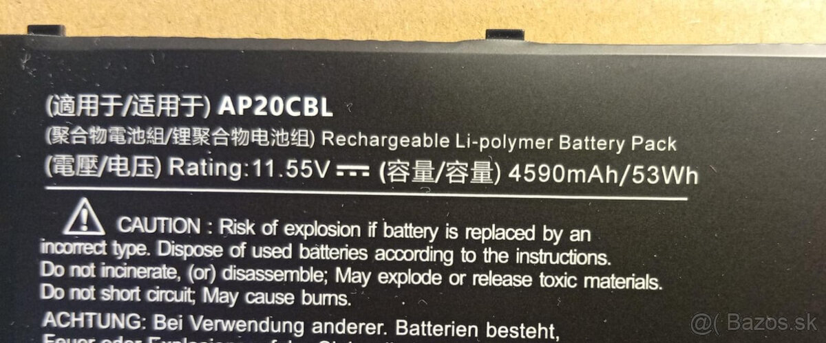 Batéria AP20CBL