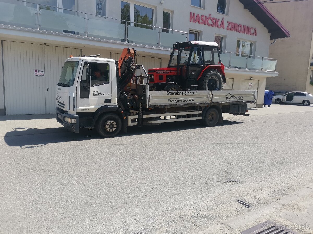 preprava hydraulickou rukou