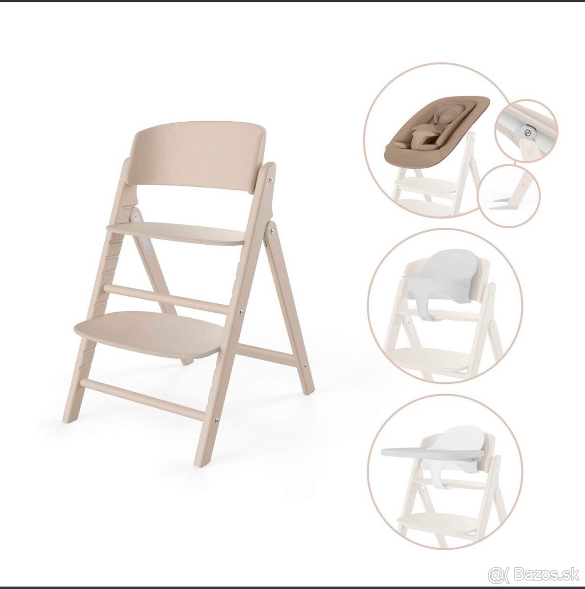Detská stolička Cybex Click & Fold Set 4in1.