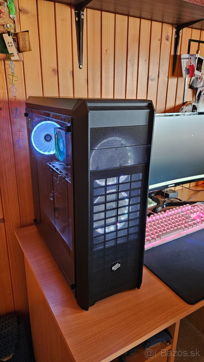 Herný PC ryzen 7 3700x 32gb ram rx 6750 xt 12gb ssd 1Tb