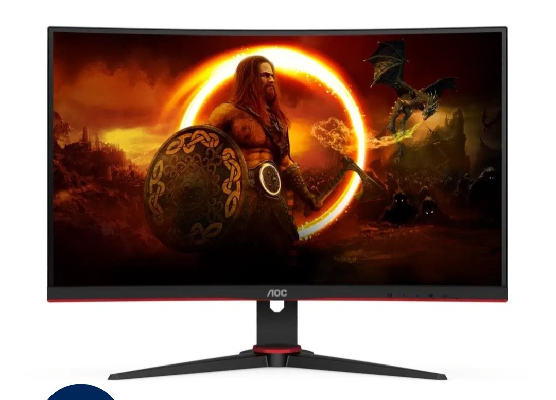 AOC 27 ka zaoblený monitor