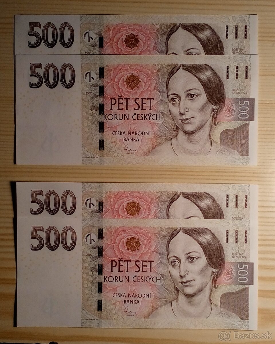 České koruny.