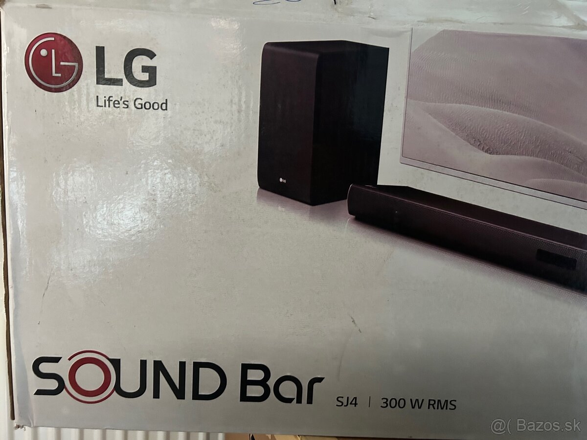 Soundbar LG SJ4 BT bezdrôtový