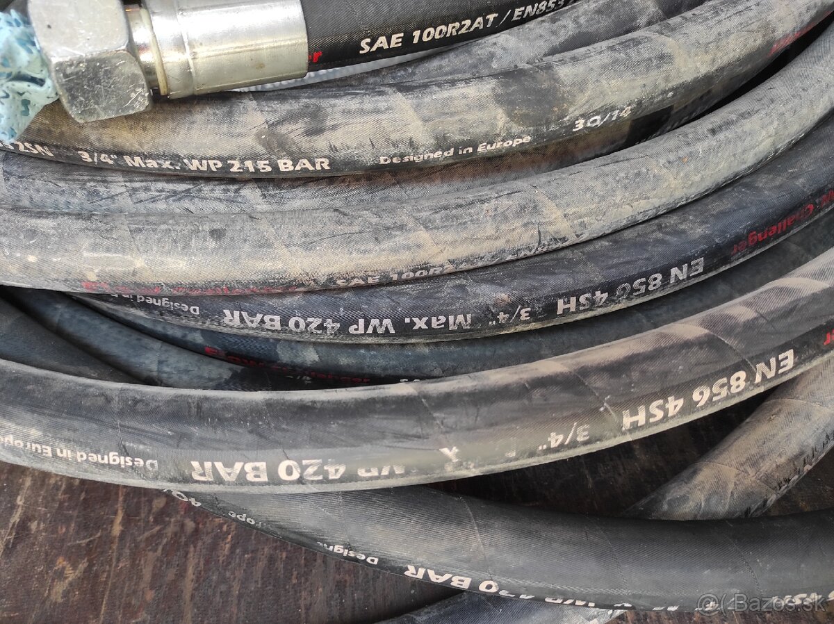 Predám hydraulické hadice 3/4