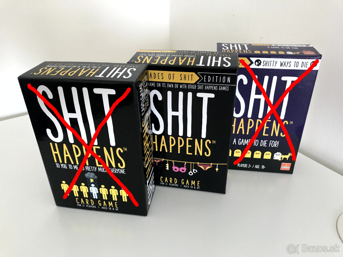 3x SHIT HAPPENS (EN)