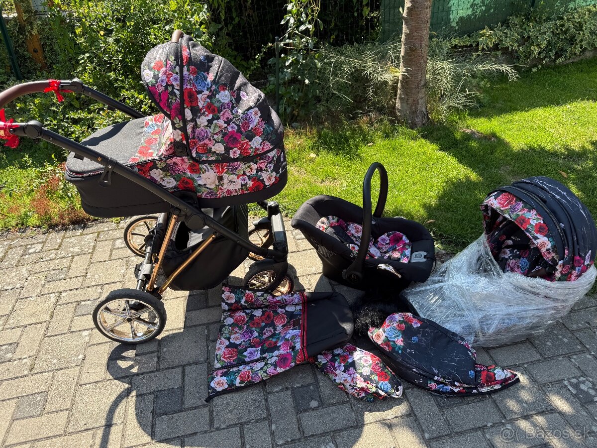 Kočík 3-kombinácia BABY ACTIVE Musse Rose