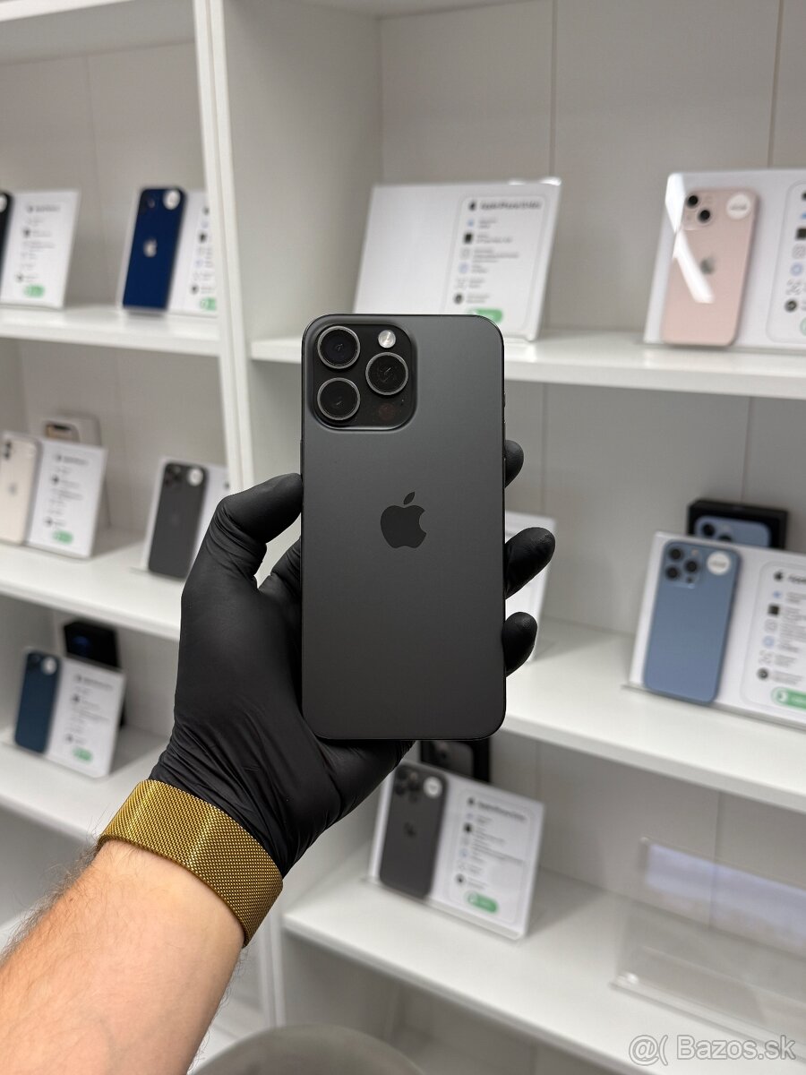 ZÁRUKA 2 ROKY / Apple iPhone 15 Pro Max 256GB Black Titan