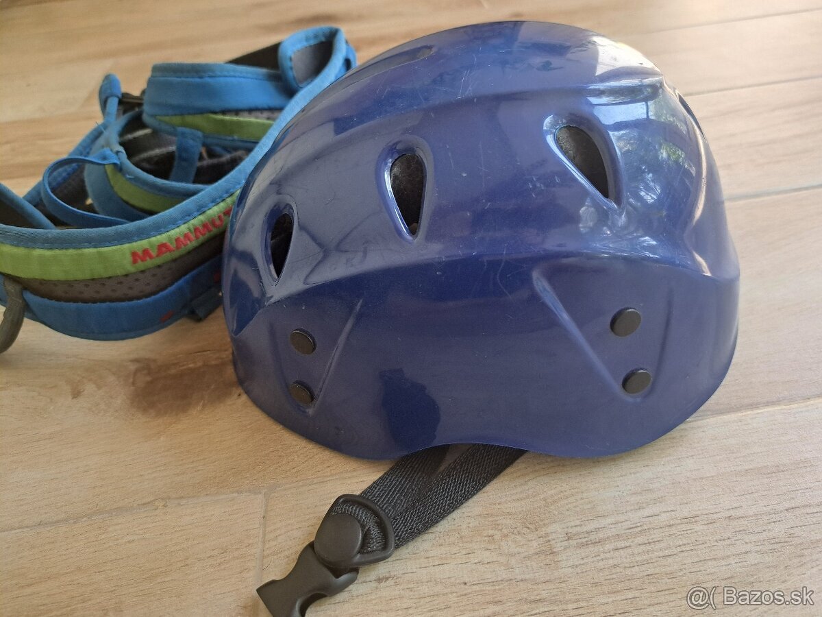 Detsky sedak + detska lezecka prilba (48-57cm)