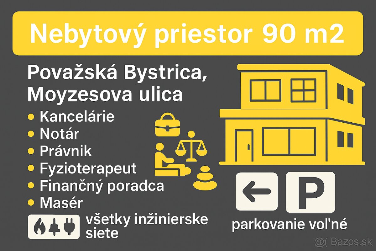 Kancelárie/ obchod/nebytový priestor- výhodne