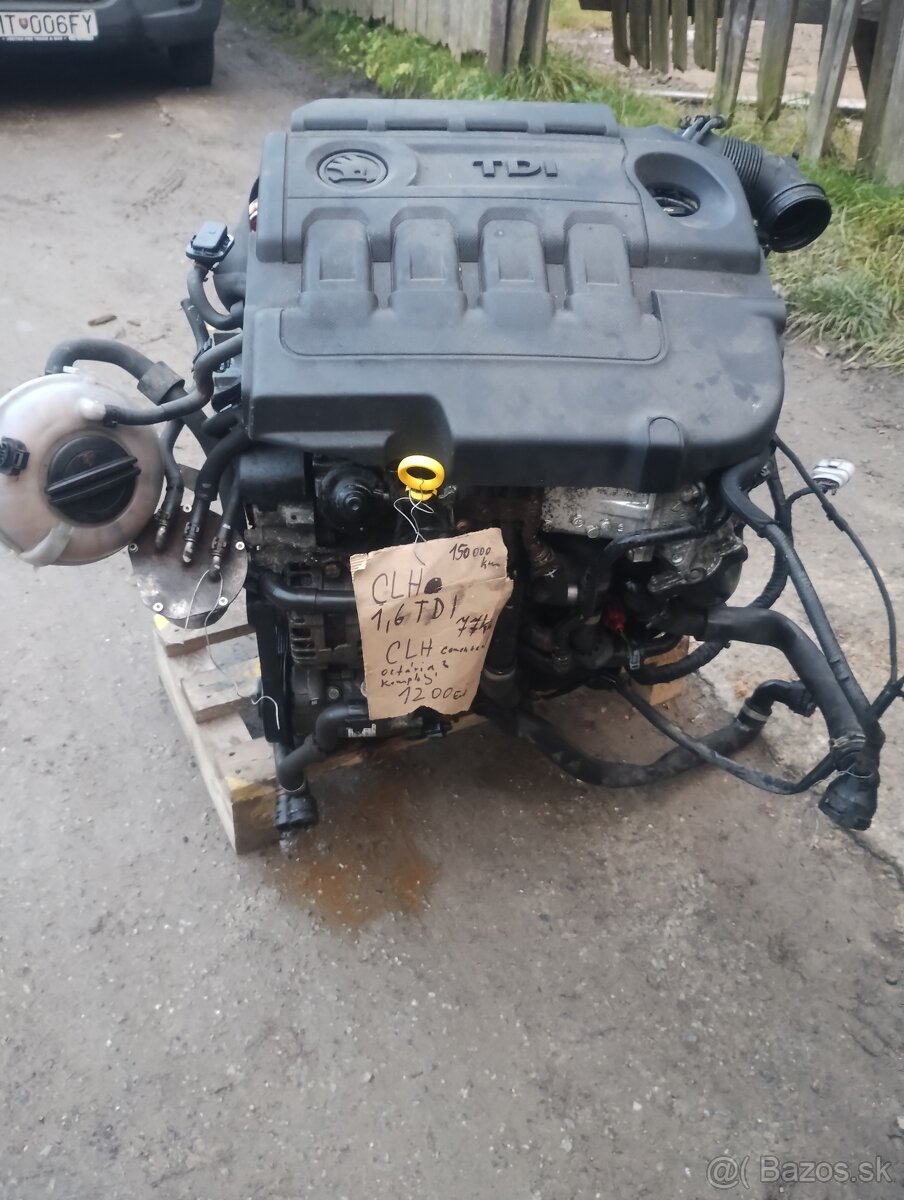 Predám motor 1,6 TDI 77 kw CLHC volkswagen group