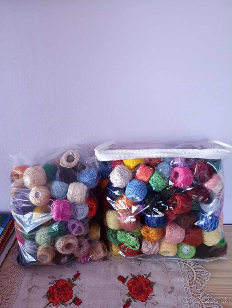 Bavlnky na vyšivanie