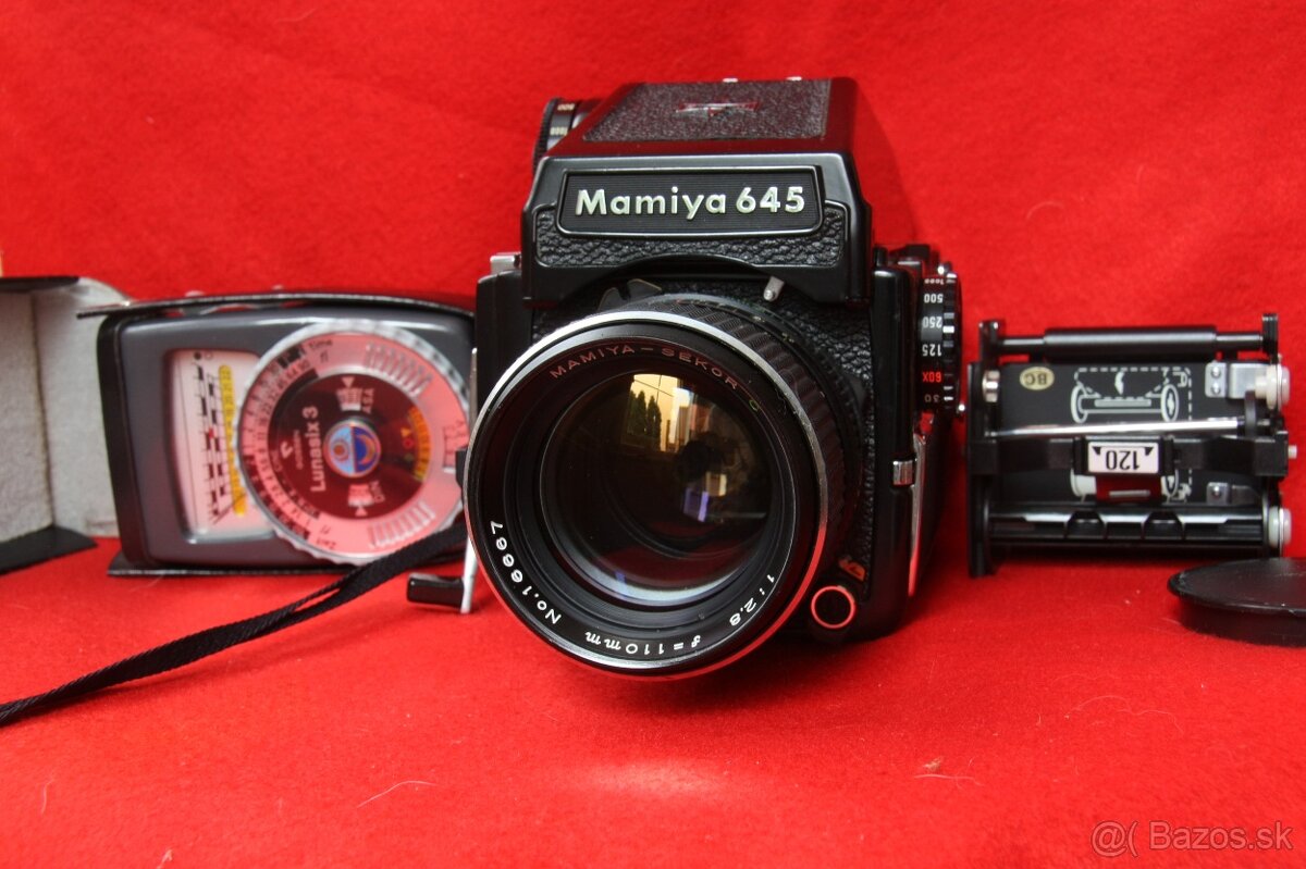 Mamiya M 645 1000s + Mamiya sekor-C 1:2.8/110 mm