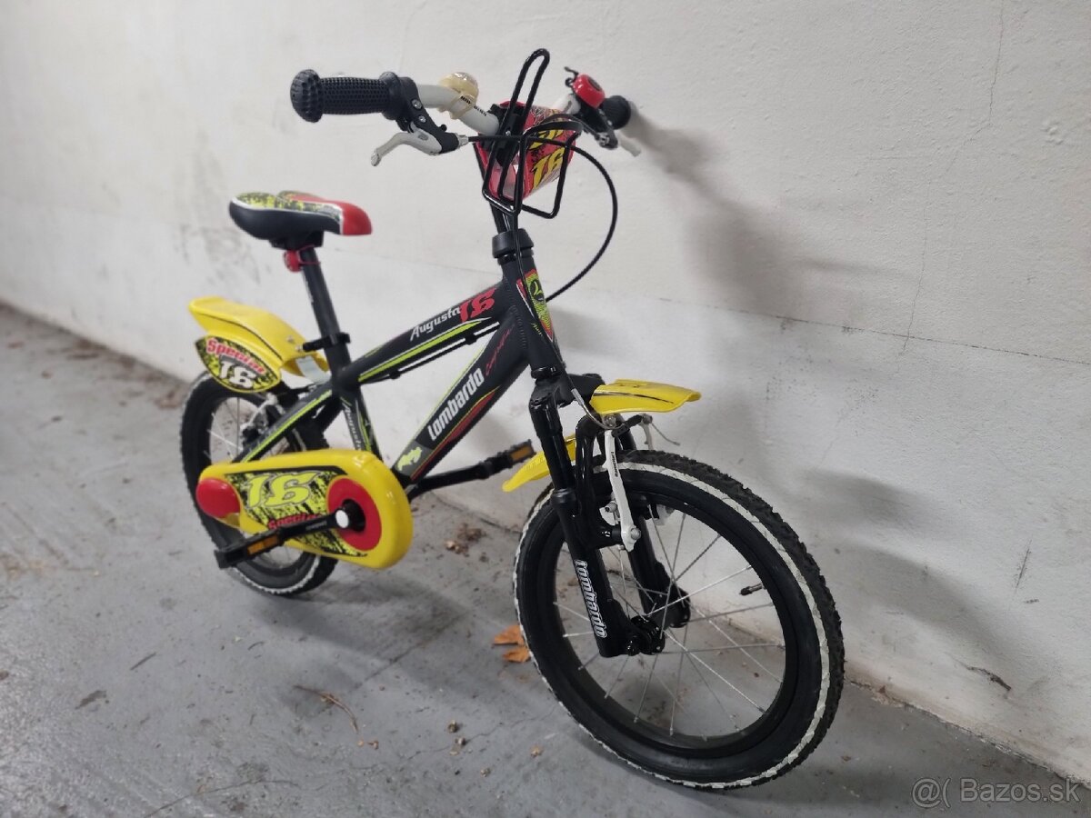 Detsky bicykel LOMBARDO 16 Augusta - nový