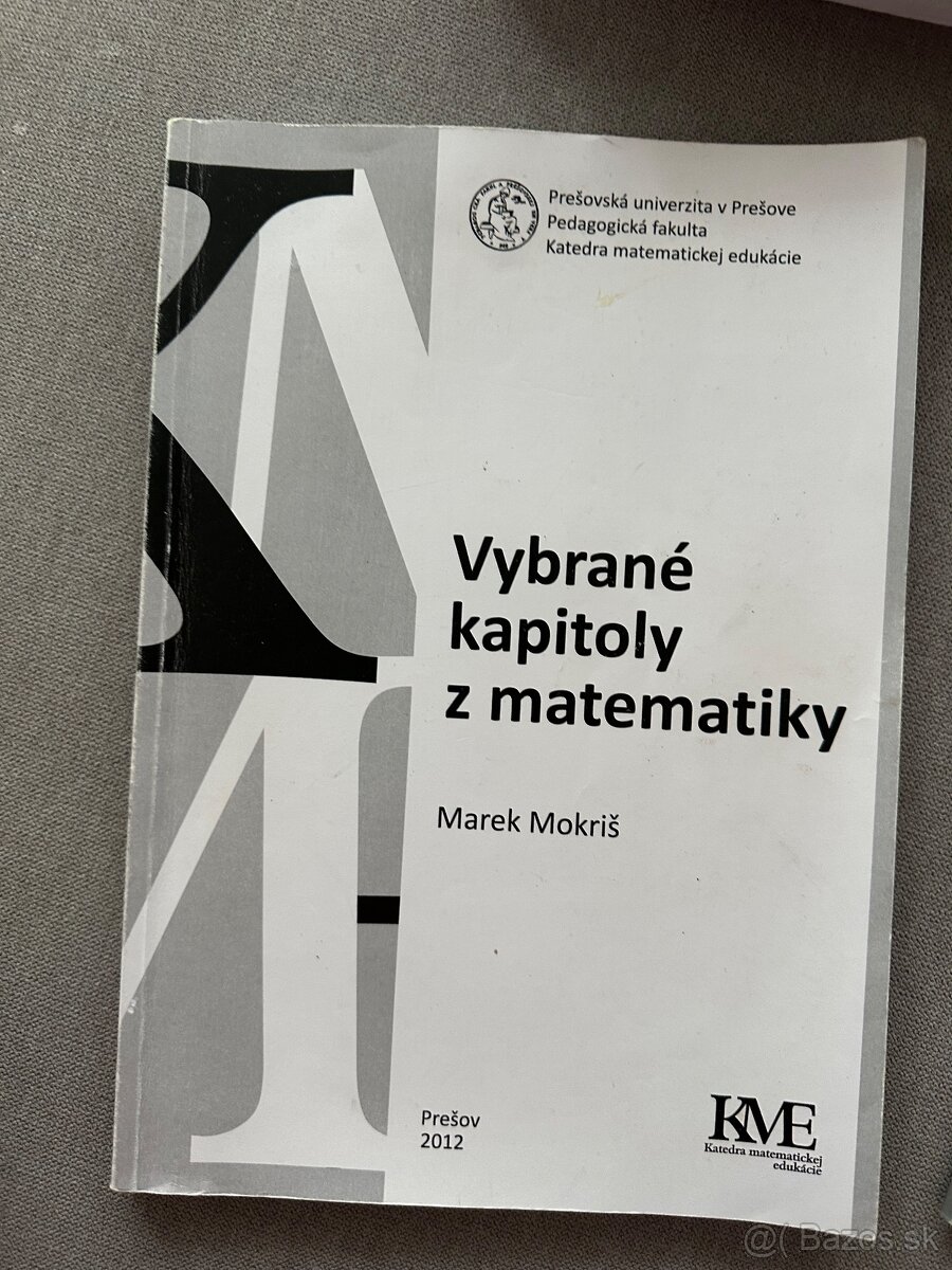 Vybrané kapitoly z matematiky