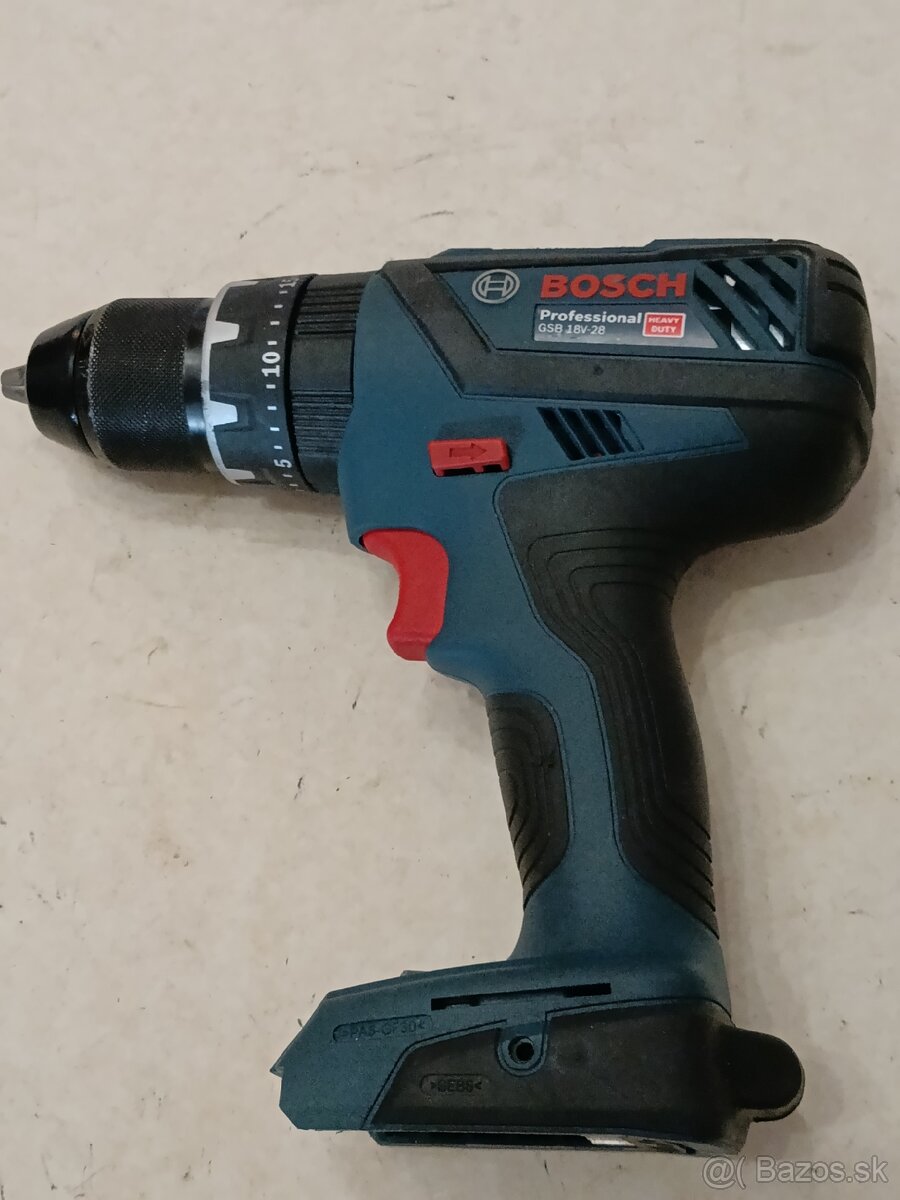 Bosch profesional vŕtací skrutkovač 18V