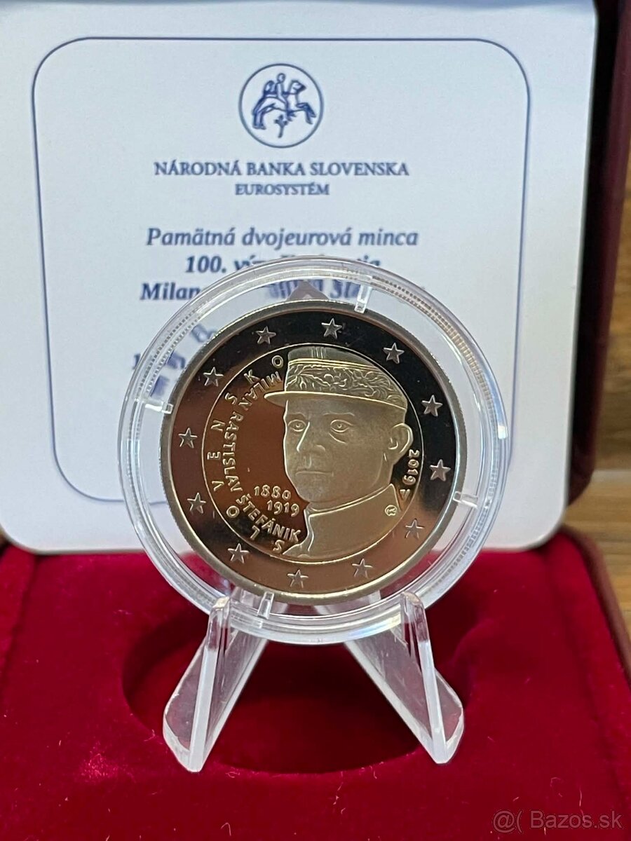 2€ 2019 Štefánik PROOF