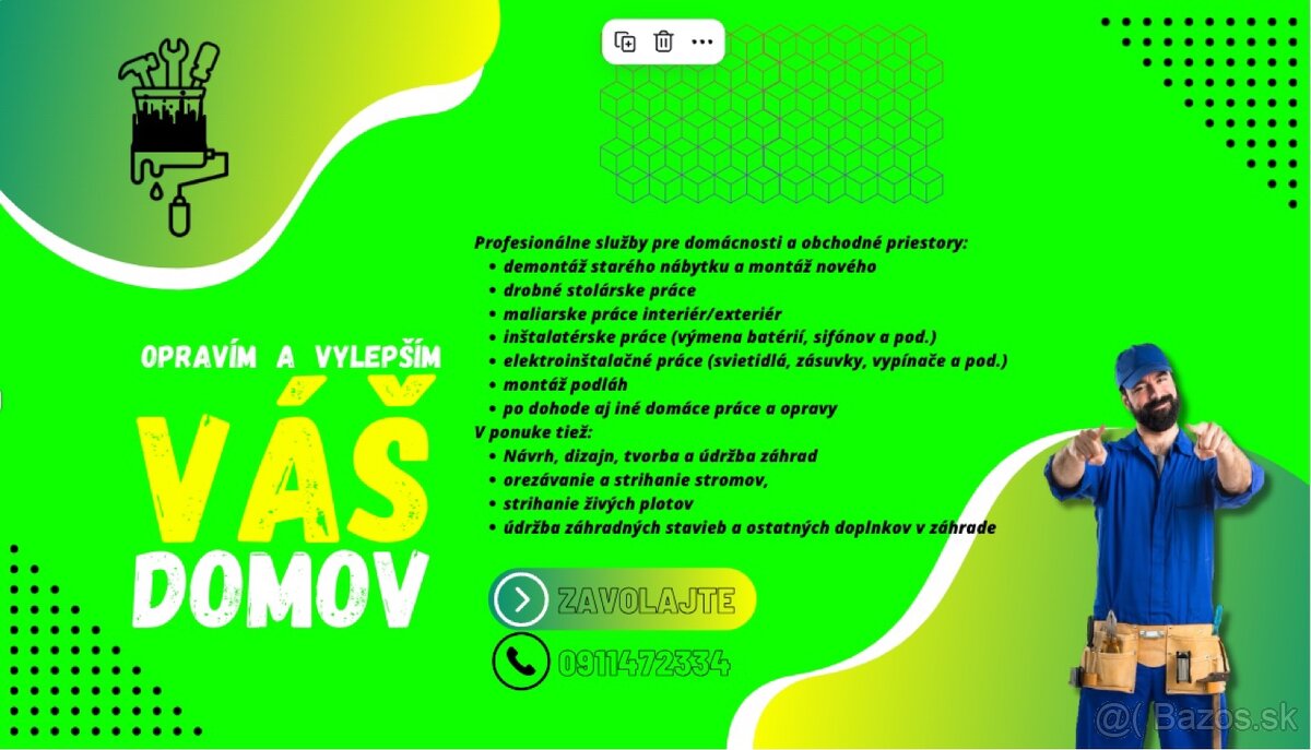 Odborná Pomoc pre Váš Domov – Hodinový Manžel