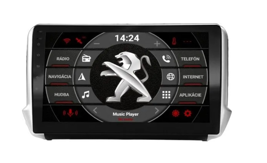 PEUGEOT 208 2008 dotykova Navi 10,4"displej USB Wifi Androi