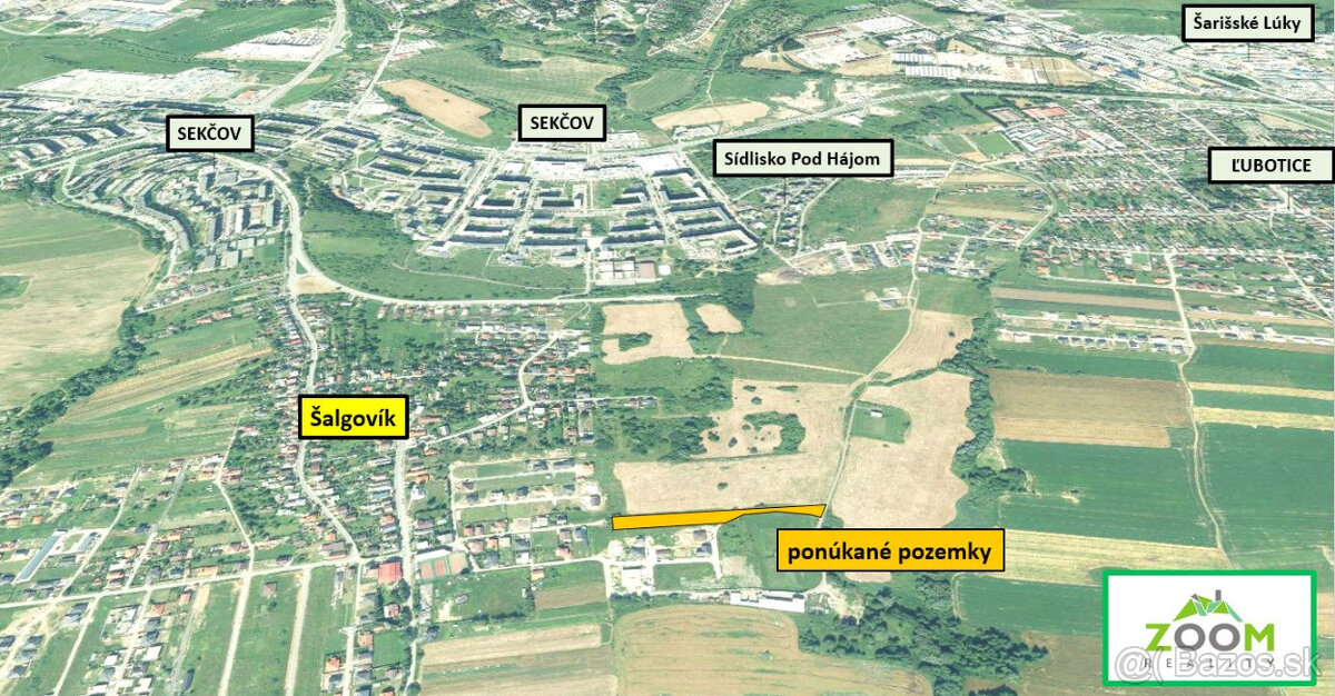 NOVINKA - Ľubotice/Šalgovík - Investičné stavebné pozemky