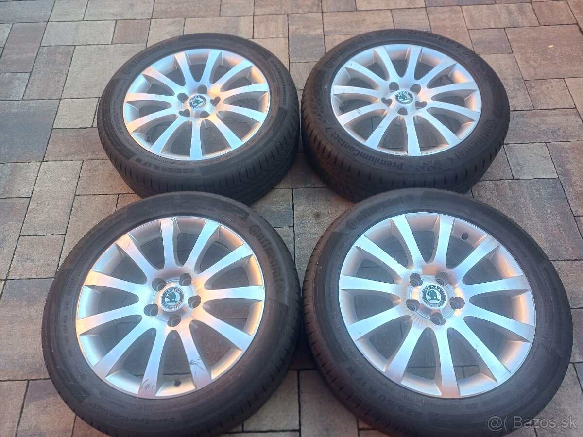 hlinikové disky orig.Skoda Yeti--7Jx17-ET-45---5x112