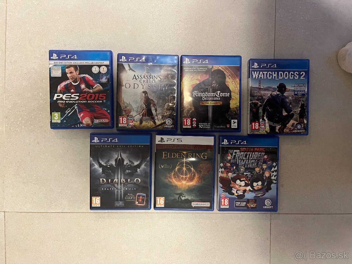 Predám hry na PS4 PS5