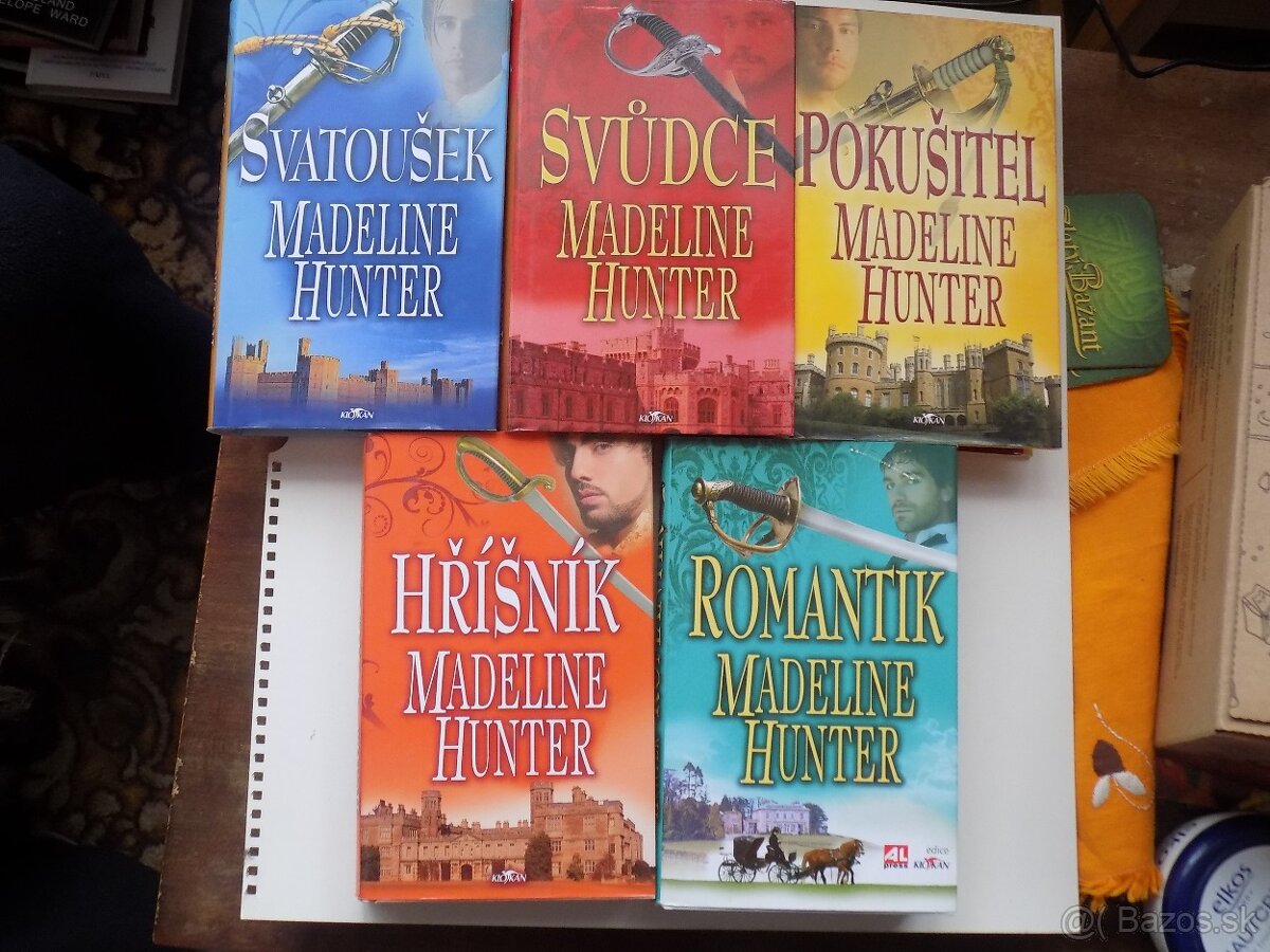 Historické romance - Cabot,Hunter,Feather,Irwin,James a iný