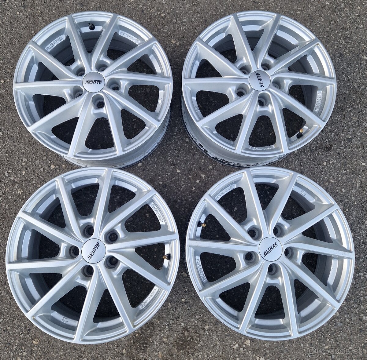 Sada zliatinových diskov ALUTEC 6.5Jx16, ET41, 5x105, 56.6mm