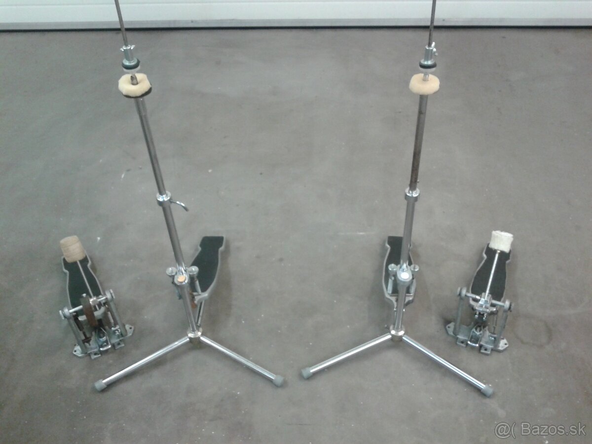 Vintage Amati stojan hi hat+pedal 1960-70 . 2 pary. 30eur