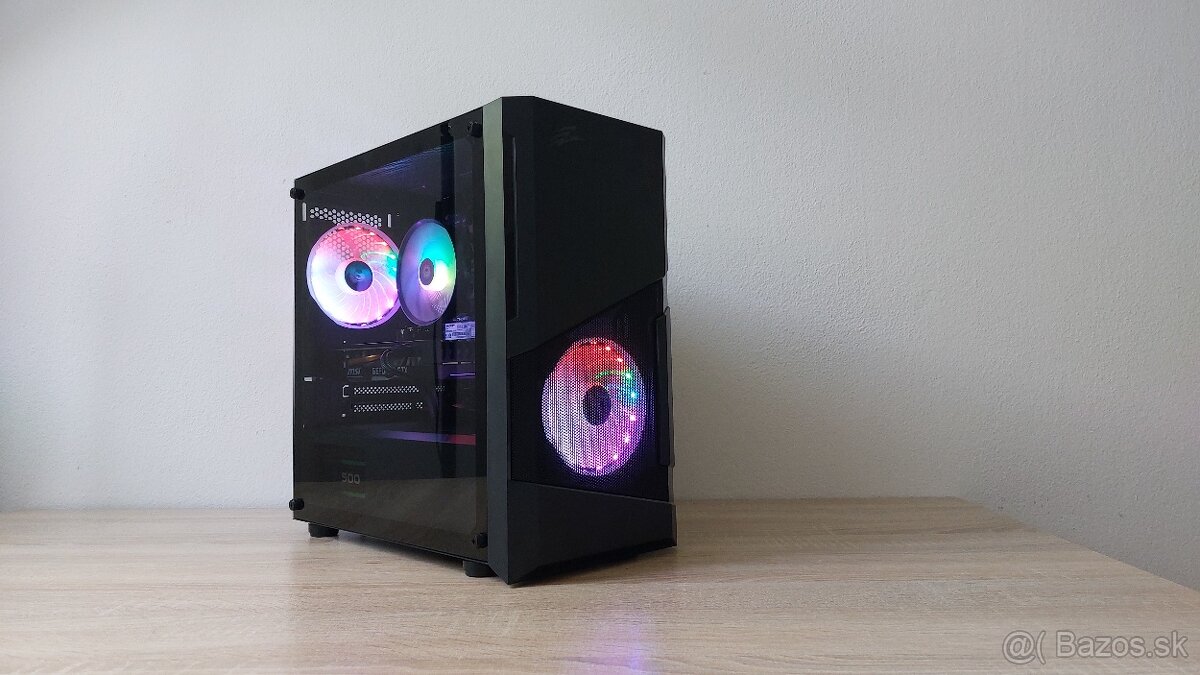 Herné pc 6jadro i5 12400F 6x2,50ghz/NVME/GTX1660SUPER 6GB