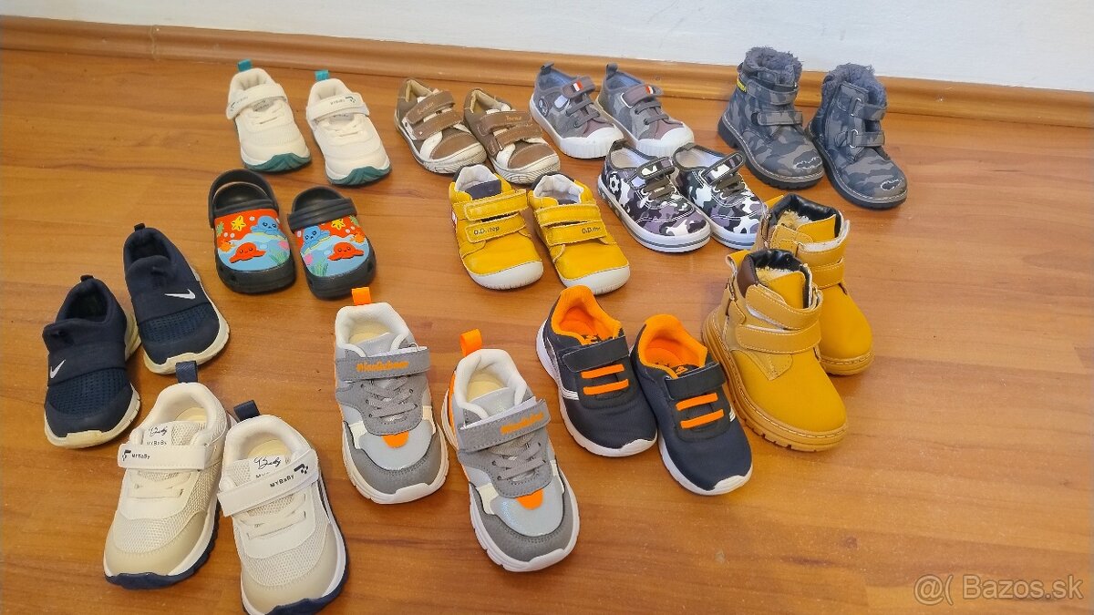 Predám topánky 24 až 27velkost chlapčenské