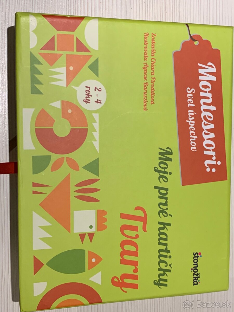 Montessori Moje prvé kartičky Tvary